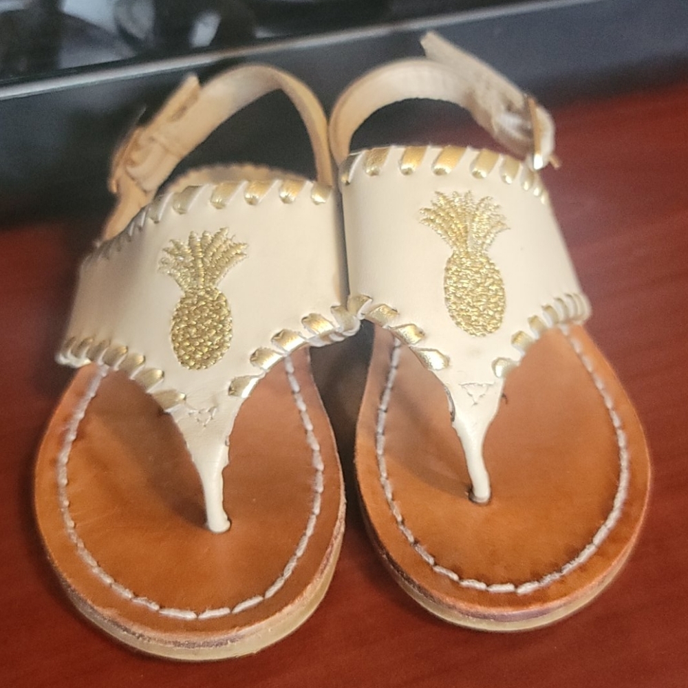 Toddler Girls Jack Rogers Pineapple sandals sz 7